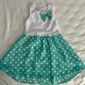 Nannette Green Polka Dress